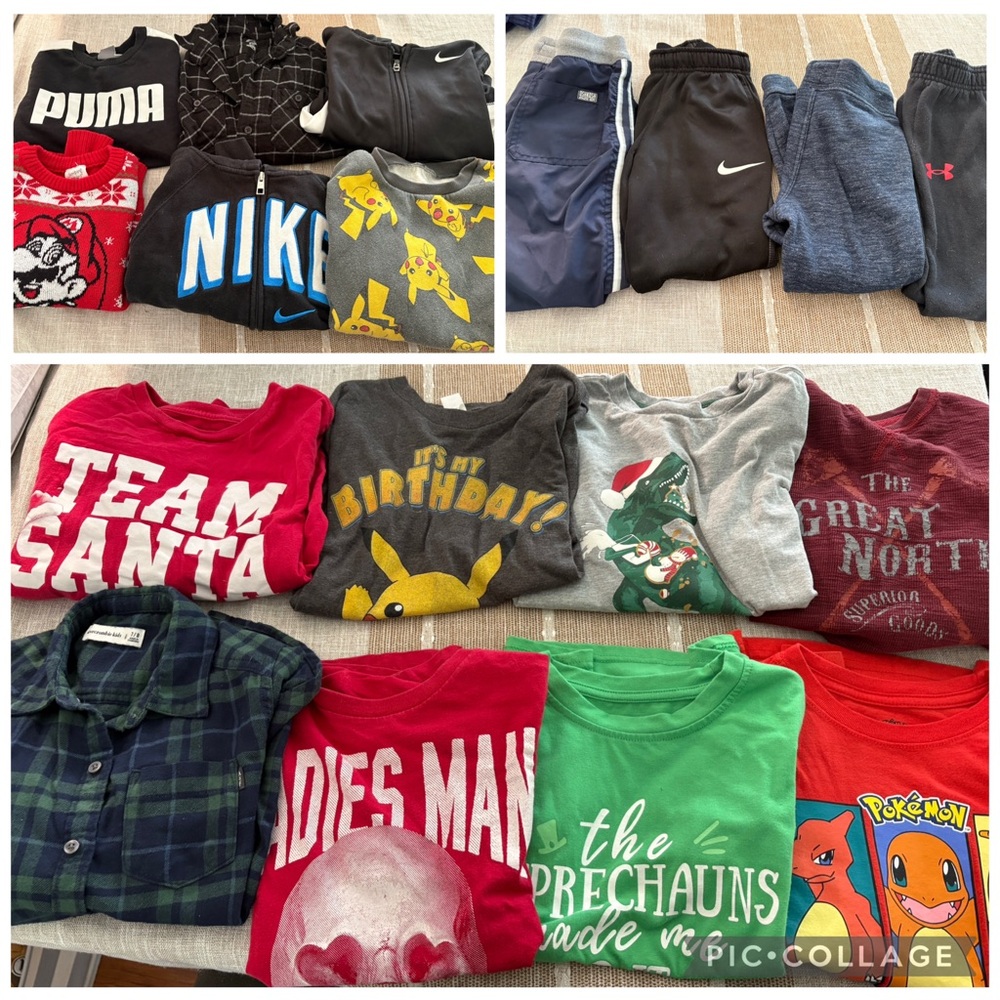 Boys Fall Winter Clothing Bundle - Sizes 6-8